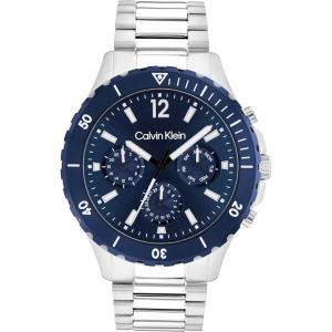 imageCalvin Klein Sport Mens Multifunction Quartz Watch  Gift for HimNavySilver