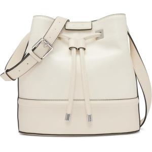 imageCalvin Klein Womens Ash Crossbody Bag  Vegan Leather Monogram 2 PocketsCherub White