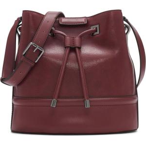 imageCalvin Klein Womens Ash Crossbody Bag  Vegan Leather Monogram 2 PocketsDeep Rouge