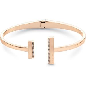 imageCalvin Klein Womens Bangle Elegant Minimalism with Sleek Linear Silhouette and Crystal SettingsCarnation