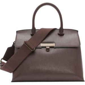 imageCalvin Klein Womens Becky Turn Lock Satchel  2 in 1 Vegan Leather 3 PocketsJava