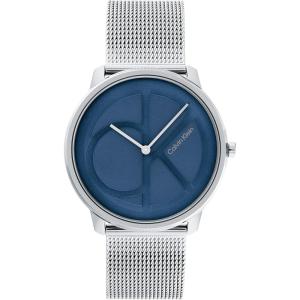 imageCalvin Klein Womens CK Iconic  35mm 2H Quartz Watch  Stainless Steel Mesh Bracelet  Water Resistance 30 Meters  Premium Fashion Timepiece for Everyday Style  Gift for HerSilverBlue