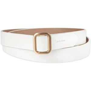 imageCalvin Klein Womens Casual Slim Width Fashion Belt for Jeans Trousers and DressesBoneSaddle