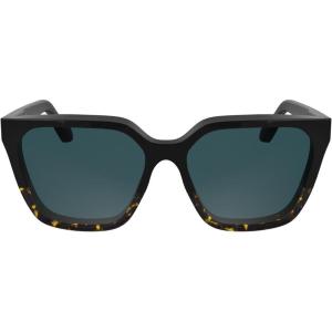 imageCalvin Klein Womens Ck25500s Square SunglassesBlackHavana