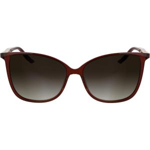 imageCalvin Klein Womens Ck25504s Square SunglassesTransparent Burgundy