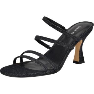imageCalvin Klein Womens Jayla Heeled SandalDark Blue Denim 400