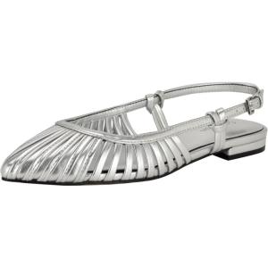 imageCalvin Klein Womens Jillie Ballet FlatSilver 040