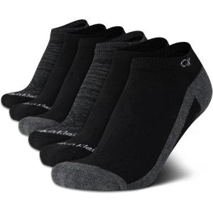 imageCalvin Klein Womens Low Cut Socks  6 Pack Breathable Cushioned Athletic Performance No Show Socks for Women Sizes 410Black Assorted