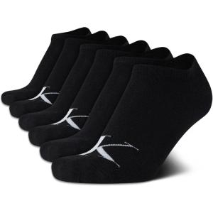 imageCalvin Klein Womens Low Cut Socks  6 Pack Breathable Cushioned Athletic Performance No Show Socks for Women Sizes 410Black Monogram