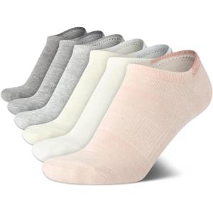 imageCalvin Klein Womens Low Cut Socks  6 Pack Breathable Cushioned Athletic Performance No Show Socks for Women Sizes 410Rose Multi