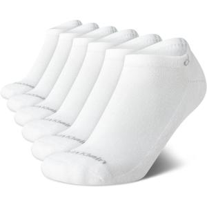 imageCalvin Klein Womens Low Cut Socks  6 Pack Breathable Cushioned Athletic Performance No Show Socks for Women Sizes 410White