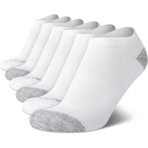 imageCalvin Klein Womens Low Cut Socks  6 Pack Breathable Cushioned Athletic Performance No Show Socks for Women Sizes 410WhiteGrey Tip