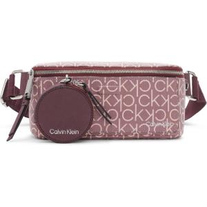 imageCalvin Klein Womens Millie Novelty Belt BagRose SmokeEggplant Logo
