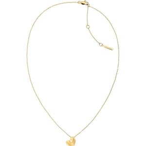 imageCalvin Klein Womens Pendant Necklace Faceted Heart Design for All OccasionsYellow Gold