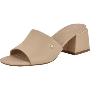 imageCalvin Klein Womens Rowena Heeled SandalLight Natural 110