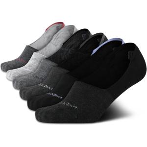 imageCalvin Klein Womens Socks  Comfort Cuff Sneaker Liner 6 PackBlack Grey