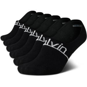 imageCalvin Klein Womens Socks  Lightweight No Show Liners 6 PackBlack