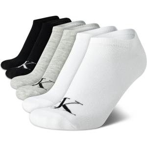imageCalvin Klein Womens Socks  Lightweight No Show Socks 6 PackAssorted Logo