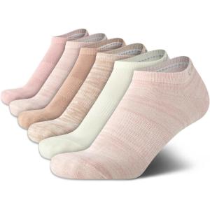 imageCalvin Klein Womens Socks  Lightweight No Show Socks 6 PackPink Assorted