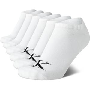 imageCalvin Klein Womens Socks  Lightweight No Show Socks 6 PackWhite Logo
