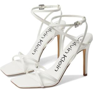 imageCalvin Klein Womens Tegin Heeled SandalWhite
