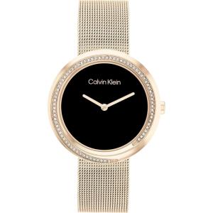 imageCalvin Klein Womens Twisted Bezel  34mm 2H Quartz Watch  Stainless Steel Bracelet  Water Resistance 30 Meters  Minimalistic Style  Premium Fashion  Gift for HerBlack Rose Gold