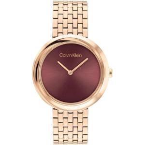 imageCalvin Klein Womens Twisted Bezel  34mm 2H Quartz Watch  Stainless Steel Bracelet  Water Resistance 30 Meters  Minimalistic Style  Premium Fashion  Gift for HerMauve
