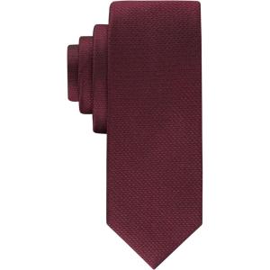 imageCalvin Klein mens Gingham Pattern NecktieBurgundy Gingham