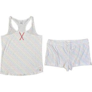 imageCalvin Klein womens Jersey Tank and Short Pajama SetWhiteqp1026110R
