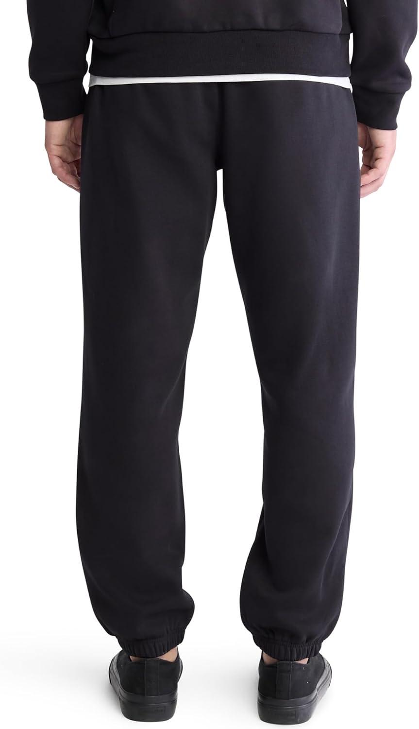 imageCalvin Klein Mens Monogram Logo Fleece JoggersBlack Beauty