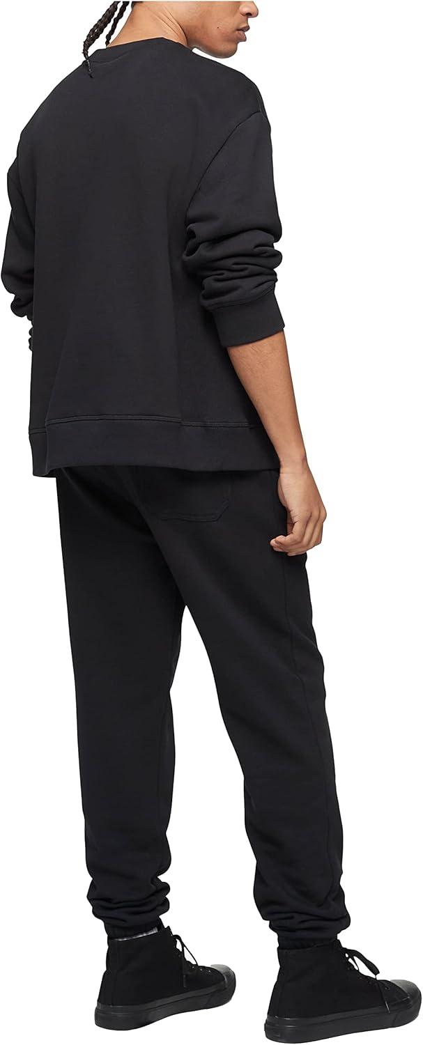 imageCalvin Klein Mens Monogram Logo Fleece JoggersClassic Black