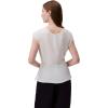 imageCalvin Klein Jeans Womens Chiffon Twist Front BlouseChalk