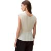imageCalvin Klein Jeans Womens Chiffon Twist Front BlouseHay
