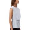 imageCalvin Klein Jeans Womens Chiffon Twist Front BlouseIce Melt