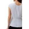 imageCalvin Klein Jeans Womens Chiffon Twist Front BlouseIce Melt
