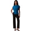 imageCalvin Klein Jeans Womens Chiffon Twist Front BlouseInk Blue
