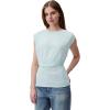 imageCalvin Klein Jeans Womens Chiffon Twist Front BlouseMoonlight Jade