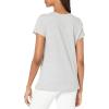 imageCalvin Klein Jeans Womens Ombre Iconic TeePearl Grey Heather