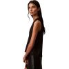 imageCalvin Klein Jeans Womens Plisse V Neck Tank TopBlack