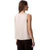 imageCalvin Klein Jeans Womens Plisse V Neck Tank TopBrazilian Sand