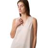 imageCalvin Klein Jeans Womens Plisse V Neck Tank TopBrazilian Sand