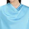 imageCalvin Klein Jeans Womens Satin Cowl Neck BlouseEthereal Blue