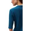imageCalvin Klein Jeans Womens Textured Knit 34 Sleeve TopInk Blue