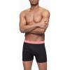imageCalvin Klein Mens Cotton Classics 3Pack Boxer BriefBlack Bodies W Cerise Lipstick  Grey Heather  Blue Edge