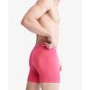 imageCalvin Klein Mens Cotton Classics 3Pack Boxer BriefCerise Lipstick  Grey Heather  Blue Edge
