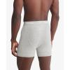 imageCalvin Klein Mens Cotton Classics 3Pack Boxer BriefShoreline  Grey Heather  Arona
