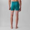 imageCalvin Klein Mens Cotton Classics 3Pack Boxer BriefShoreline  Snow Heather  Lively Teal