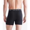 imageCalvin Klein Mens Cotton Classics 3Pack Boxer BriefSummer Taupe  Fiesta  Black