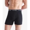 imageCalvin Klein Mens Cotton Classics 3Pack Boxer BriefSummer Taupe  Fiesta  Black