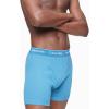 imageCalvin Klein Mens Cotton Classics 3Pack Boxer BriefTapestry Teal  Dove  Grey Heather